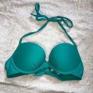 Teal Blue Bikini Top